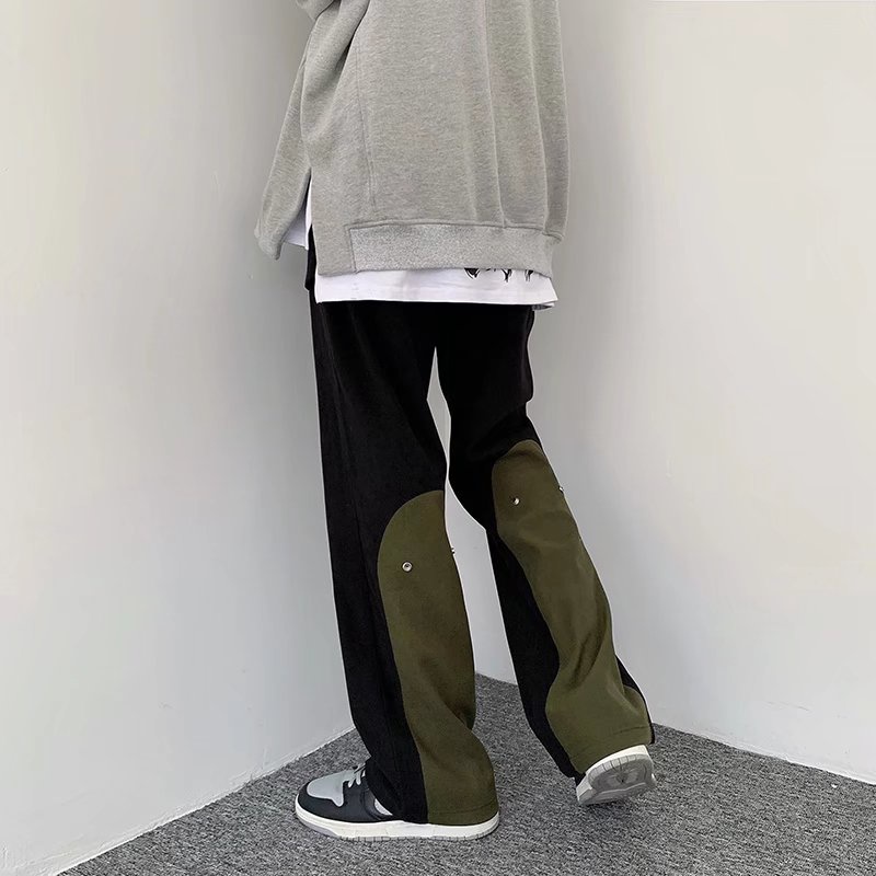 Quần Dài Thể Thao Có Dây Kéo Phong Cách Hip Hop Đường Phố Âu Mỹ Cho Nam