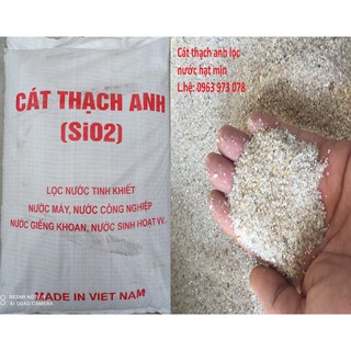 Combo 3kg cát thạch anh lọc nước hạt mịn