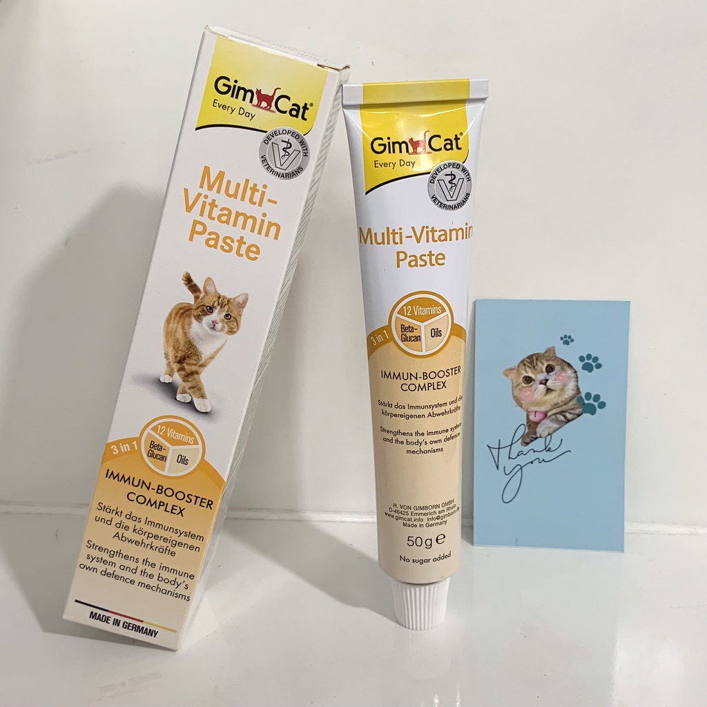GIMCAT Bổ Sung Vitamin Cho Mèo - GIMCAT Vitamin Cho Mèo