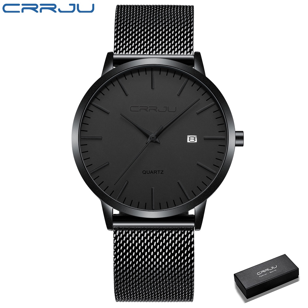 Đồng Hồ Quartz Siêu Mỏng Chống Thấm Nước Kiểu Dáng Thể Thao CRRJU 2172