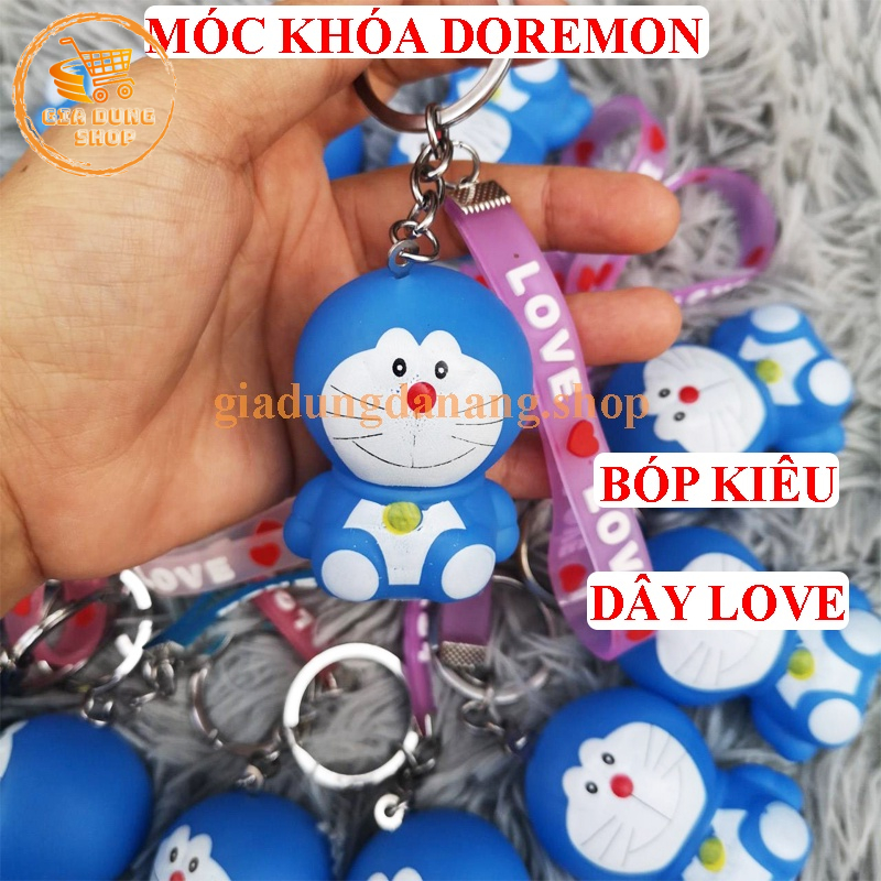 Móc Khóa Doremon Bóp Kêu Dễ Thương