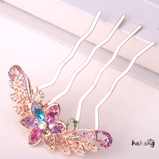 Lược Cài Tóc Hình Hoa Đính Đá 9.50 * 7.50 * 1.00cm