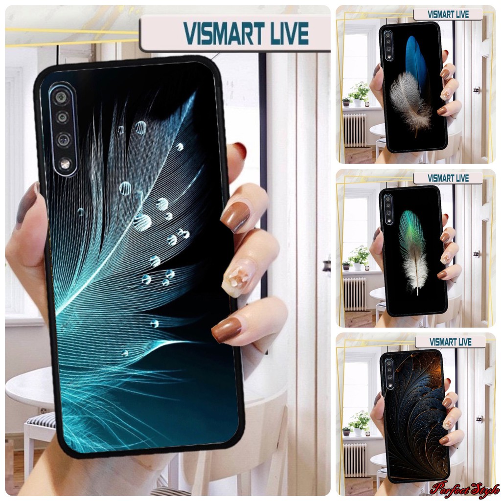 Ốp lưng phủ bóng Vsmart Live 4 / live / Joy 3 / Active 3 / Joy 1+ / Bee 3 / Star / Joy 2+ Lông vũ