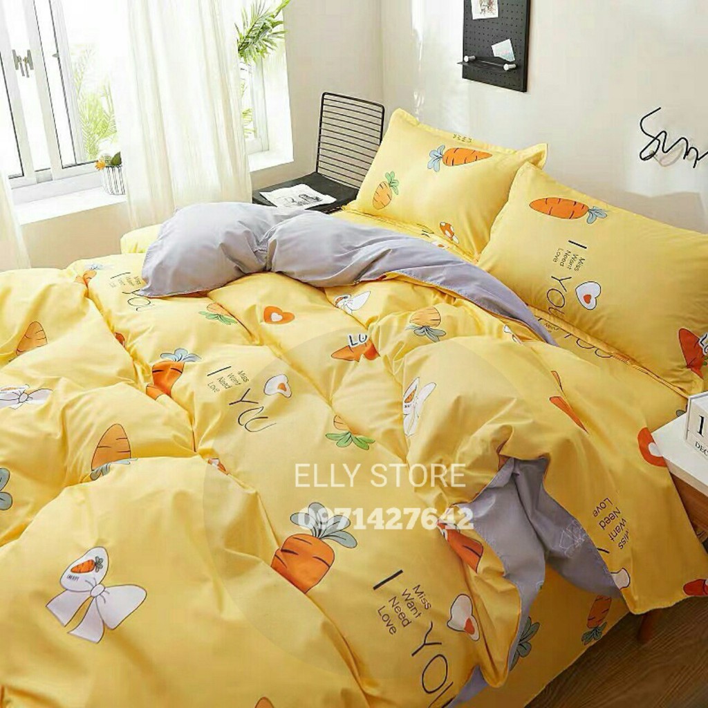 ✅[FREESHIP] [VIDEO THẬT] Tổng hợp Set chăn ga nhập khẩu-chất liệu cotton poly thần thánh siêu rẻ