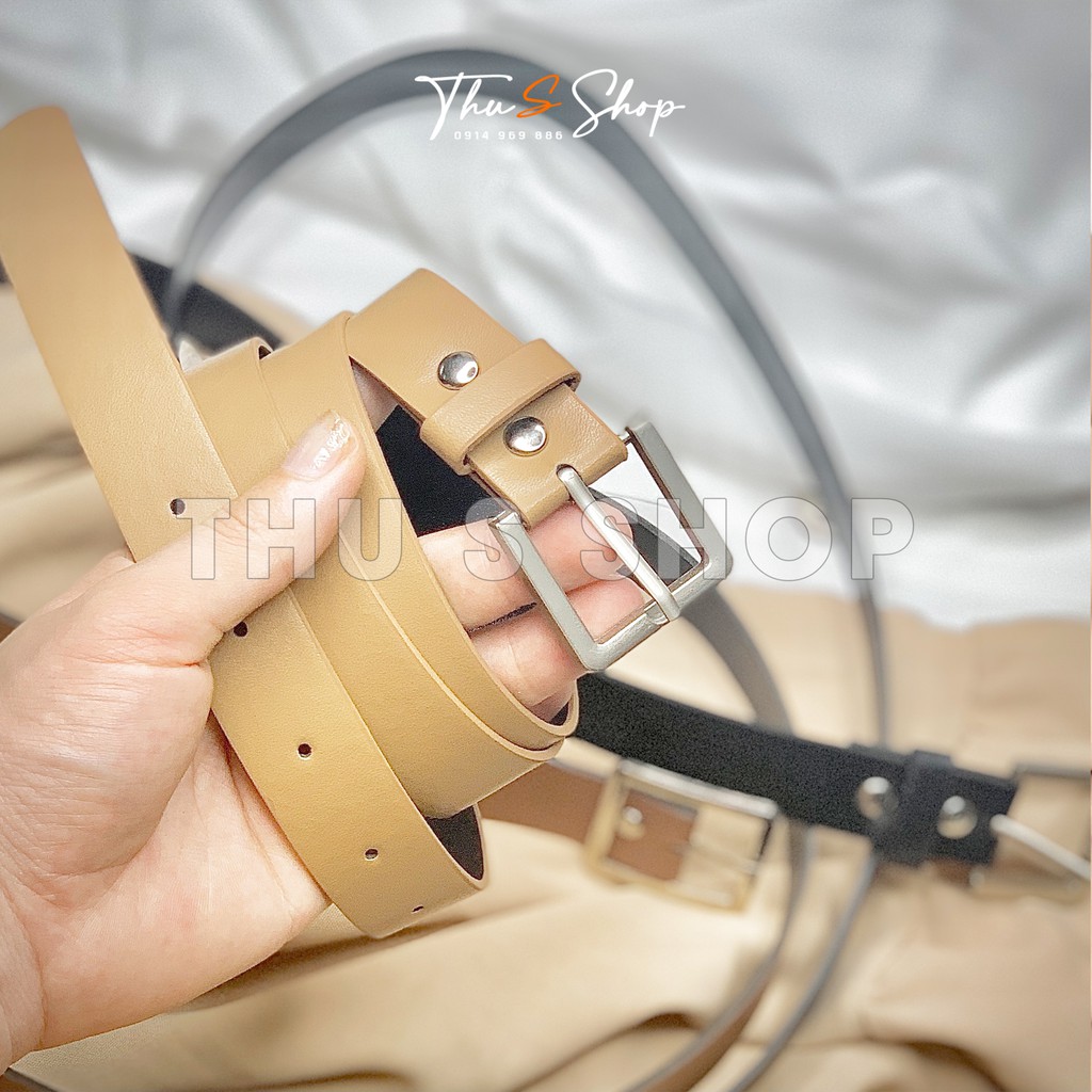 Thắt lưng da PU nữ THUS phụ kiện quần áo váy kiểu Hàn Quốc [1C NGẪU NHIÊN] THUSPK06