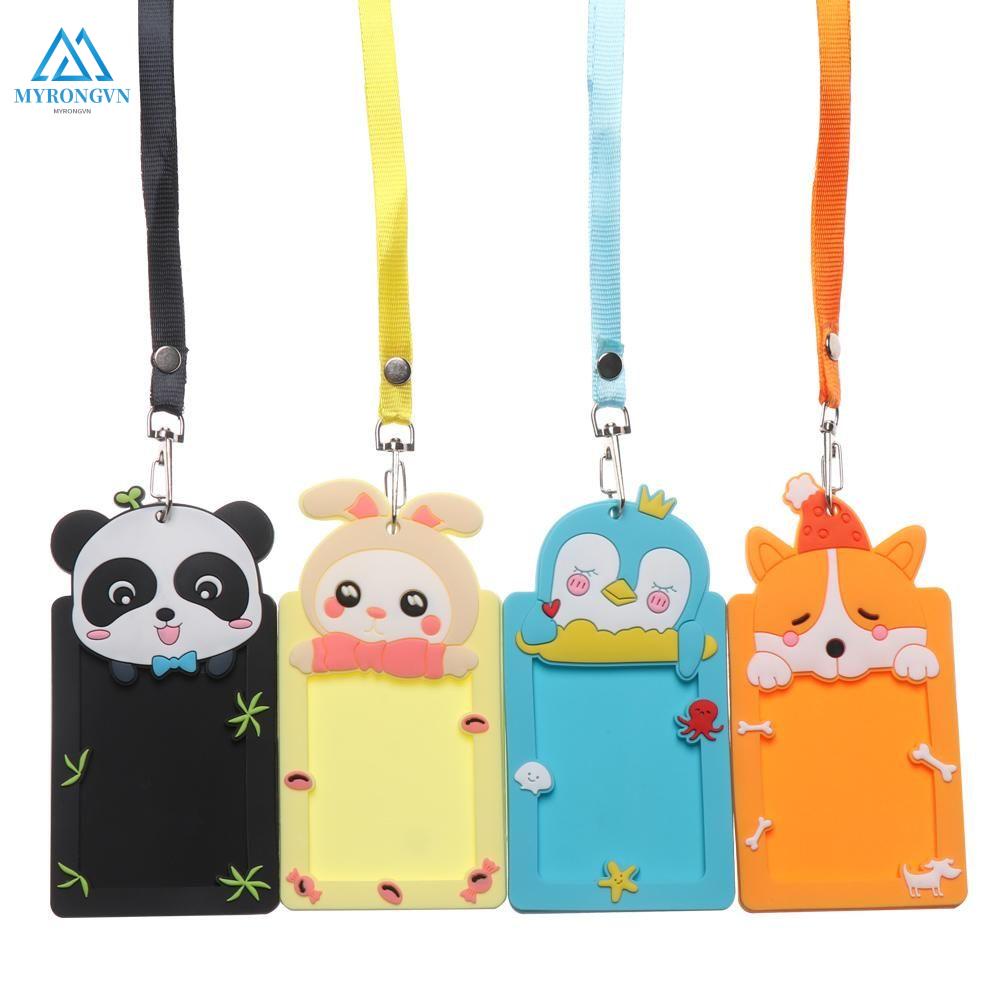 Bao đựng bảo vệ thẻ ID bằng silicon hình các con vật đáng yêu