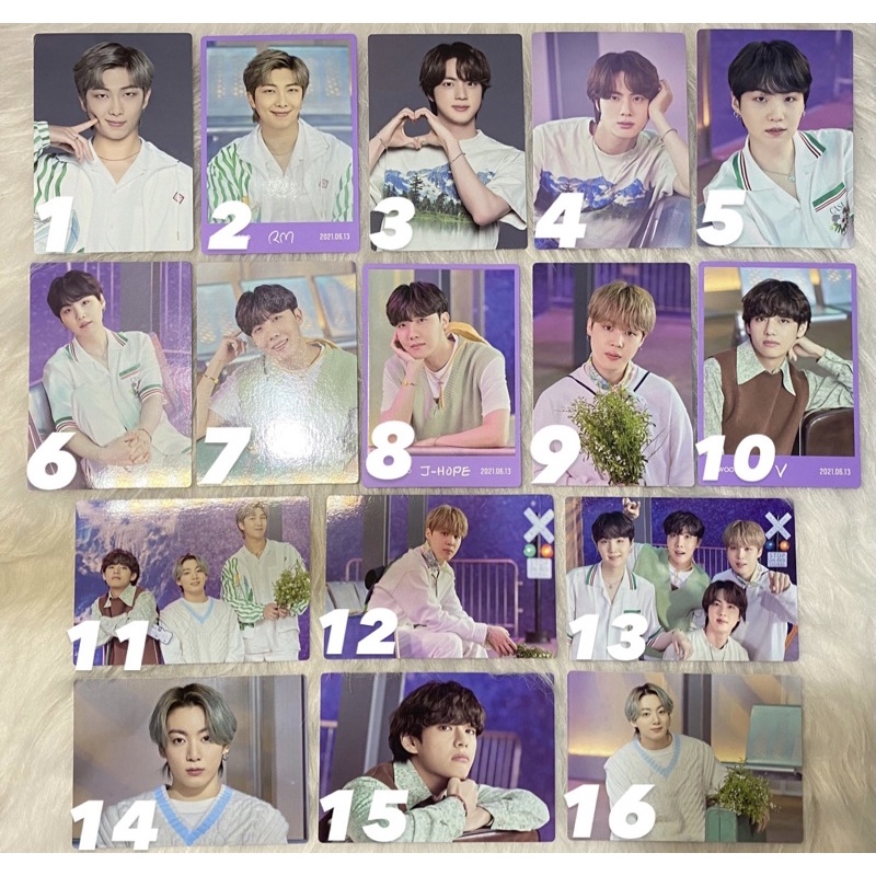 PHOTOCARD SOWOOZOO THÀNH VIÊN BTS CHÍNH HÃNG