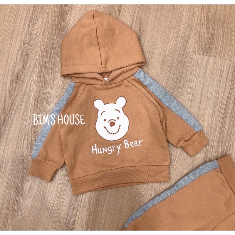 Bộ nỉ gấu pooh
