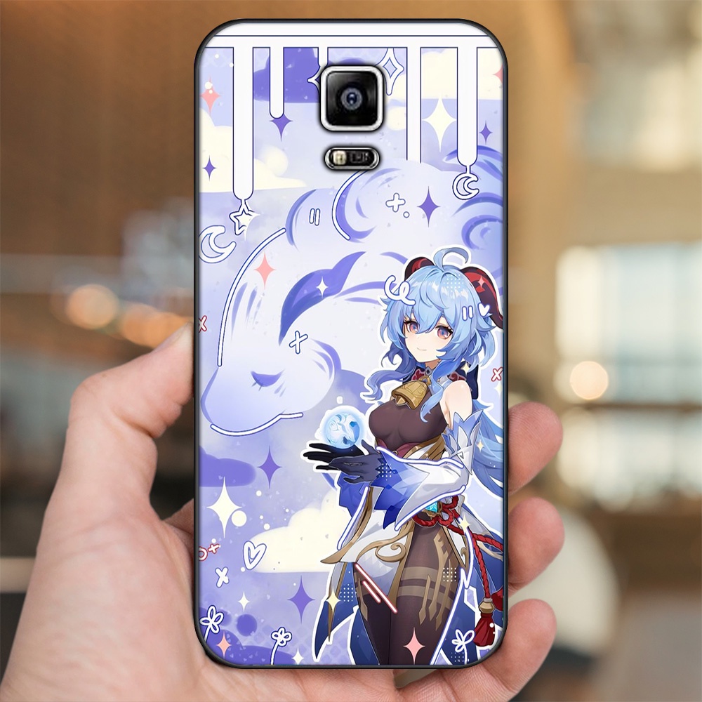 Ốp lưng Samsung Note 4 viền đen in hình Ganyu Genshin Impact