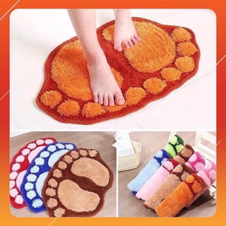 Thảm Nhà Bếp - Thảm Lau Chân Hình Bàn Chân Siêu Thấm