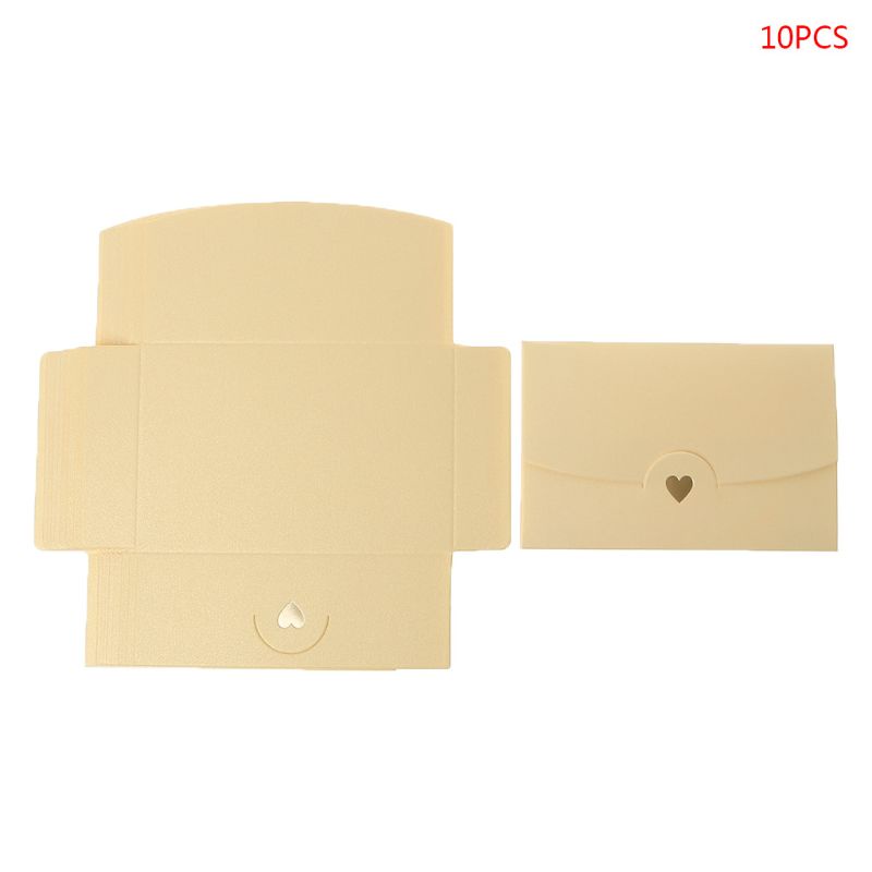Set 10 Thiệp Mời Đám Cưới Hình Trái Tim