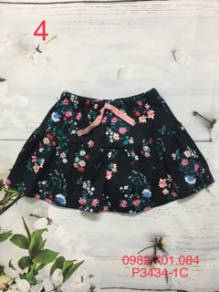 Chân váy bé gái cotton hoa