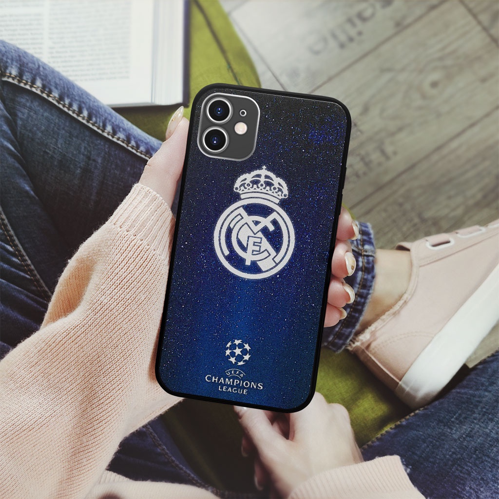 Ốp điện thoại dẻo LOGO real madrid 33 cho iphone 6 - iphone 13 RMR20210087