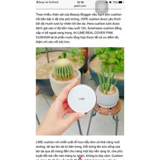 PHẤN NƯỚC LIME CUSHION THẾ HỆ MỚI
