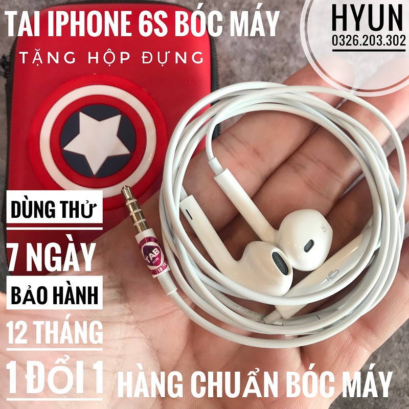 Tai Nghe IP 6s Zin Bóc Máy - Tặng Hộp Đựng