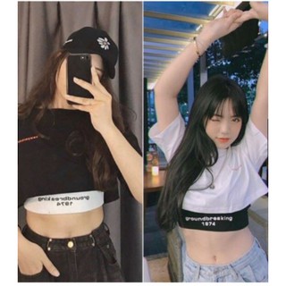 ÁO THUN NỮ💕SET ÁO CROPTOP 1974 HÀN QUỐC
