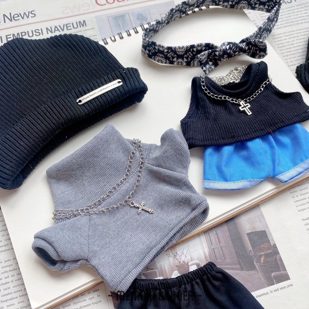 Outfit Doll 15cm 20cm - Bộ đồ Rock & Roll