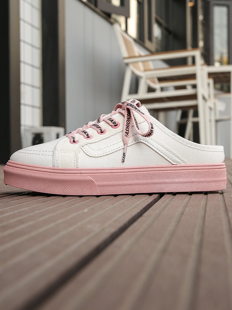 Giày Đạp Gót Mũi Tròn Phong Cách Hàn Quốc Thời Trang Nữ Xinh Xắn | BigBuy360 - bigbuy360.vn