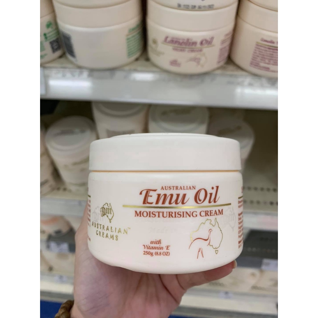 Bill Úc - Kem dưỡng da G&M-Australian Emu Oil Moisturising Cream with Vitamin E 250g