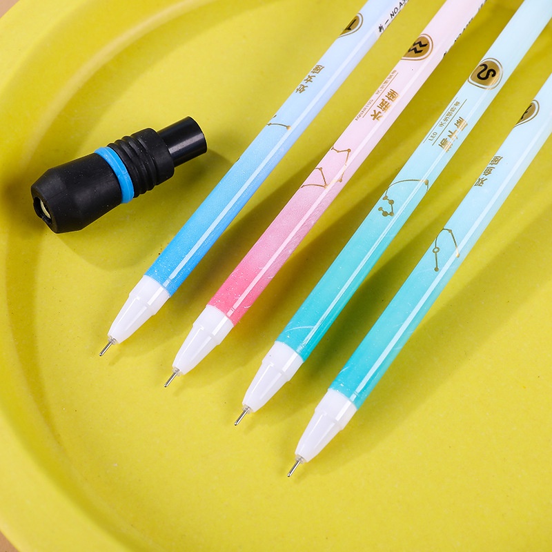 [Mới] Bút Gel Xoay 12 Cung Hoàng Đạo Màu Sắc Ngẫu Nhiên / Mực Đen Giúp Giảm Căng Thẳng Thông Minh Cho Trẻ Em / Trường Học