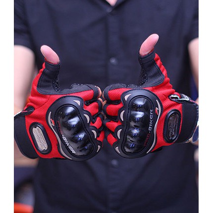 Găng Tay Đi Xe Máy Cho Dân Phượt, Găng Tay Nam Probiker Cụt Ngón