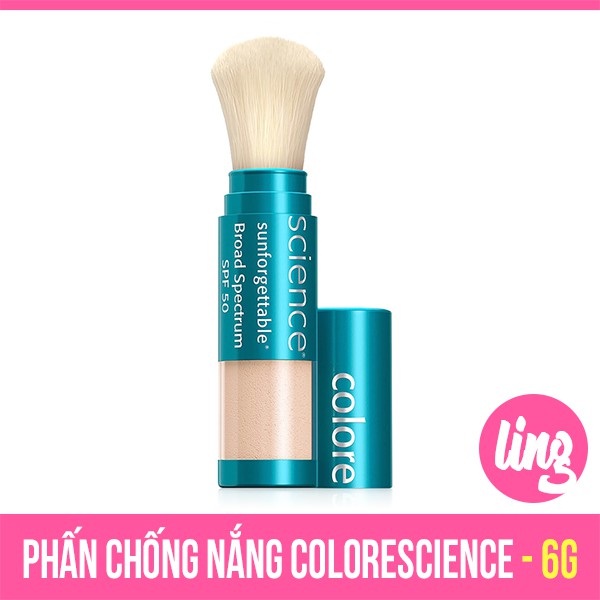 (Tách set) - Phấn chống nắng Colorescience Sunforgettable Total protection Brush-on Shield SPF50 6g