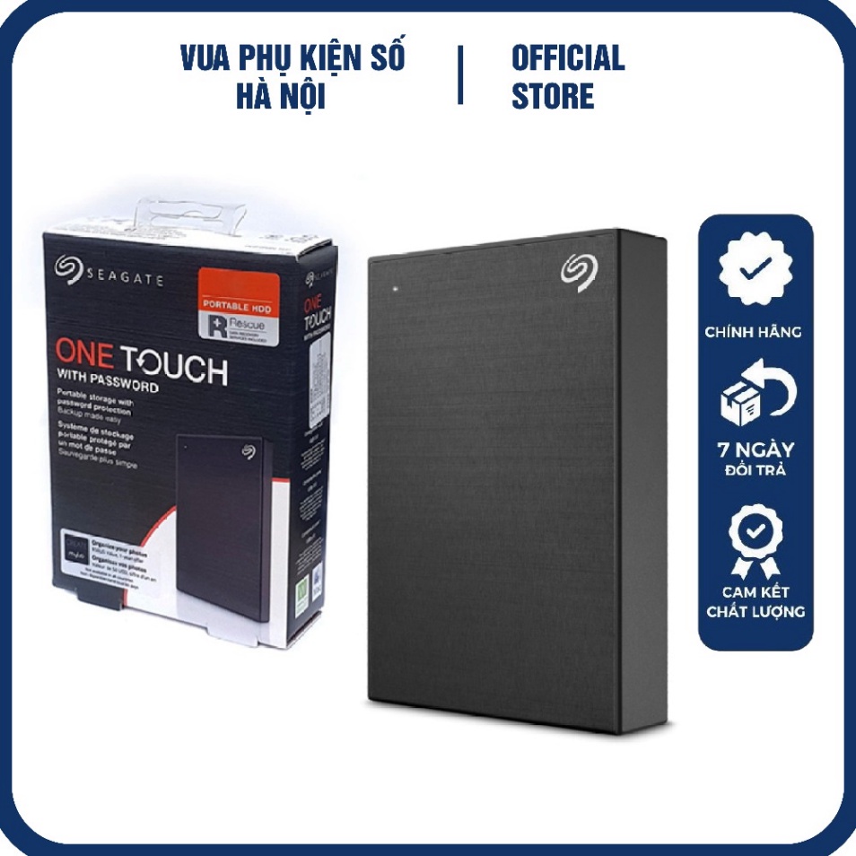 Ổ Cứng Di Động Seagate Backup Plus Slim/ One Touch With Password/ Expansion/ Basic 4TB 2TB 1TB - Bảo