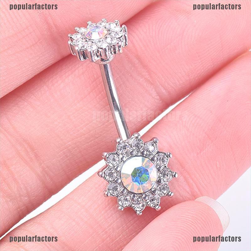 Khuyên Rốn Hình Bông Hoa Dễ Thương