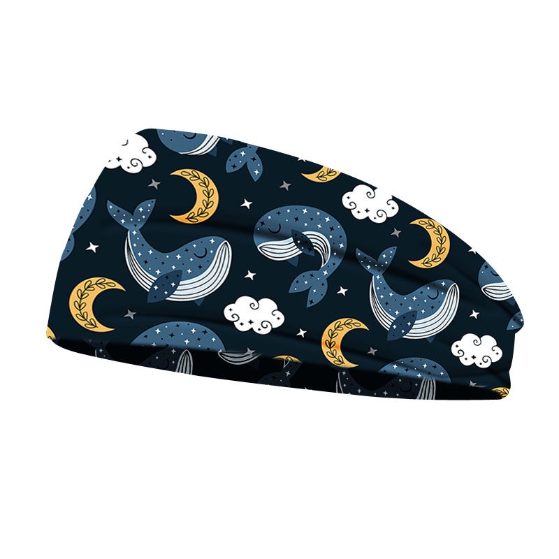 Băng Đô Thể Thao Haimeikang Mềm Mại Thoáng Khí In Họa Tiết Hoạt Hình Phong Cách Hàn Quốc Cho Phái Nữ