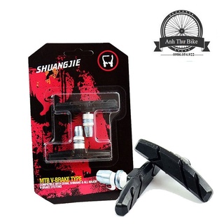 Cặp gôm má phanh V xe đạp MTB, Road, Touring ShuangJie