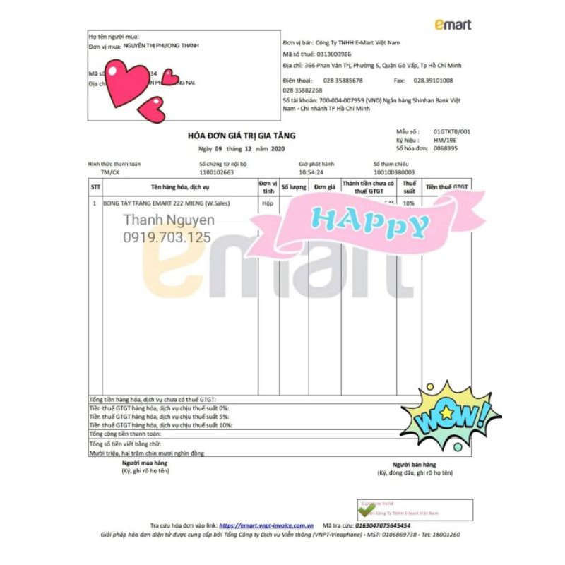 Bông tẩy trang 222 miếng Emart Beauty Basic | BigBuy360 - bigbuy360.vn