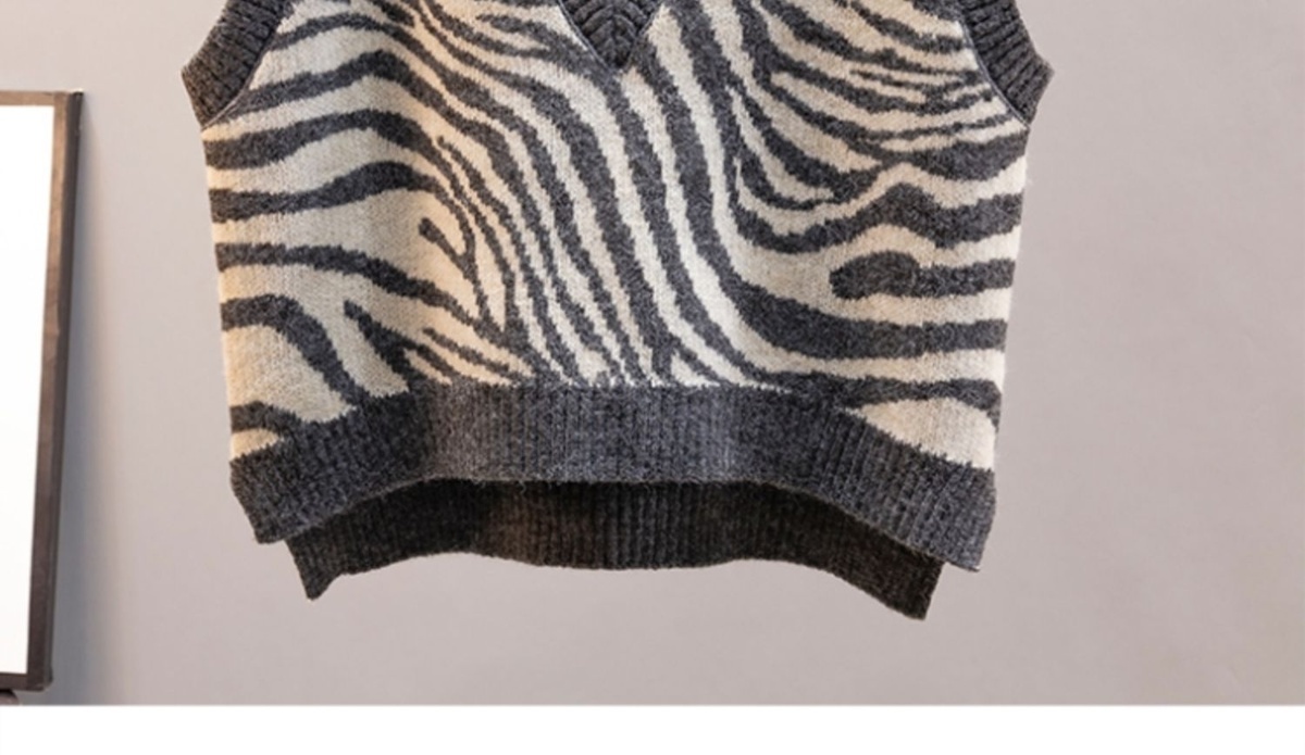 Áo khoác len dáng rộng cổ V không tay thời trang mùa thu 2021 cho nữ  | BigBuy360 - bigbuy360.vn