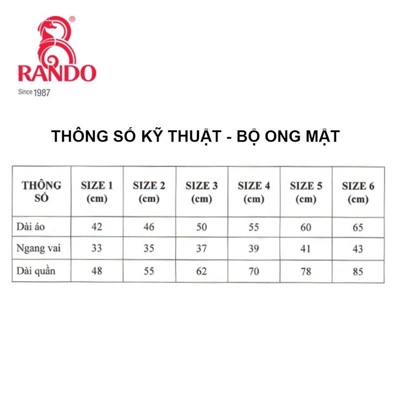 ÁO MƯA BỘ TRẺ EM CAO CẤP RANDO