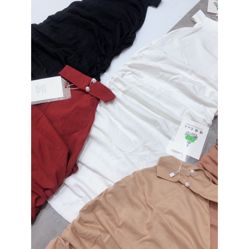 Váy body cổ yếm hàng đẹp Ullzang