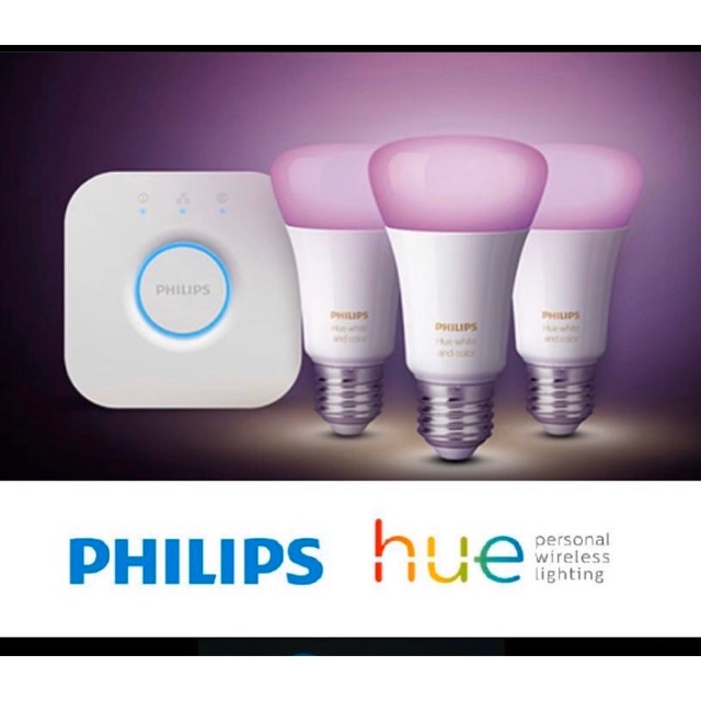 Bộ sản phẩm bóng đèn thông minh Starter Philips Hue Gen2 |Philips chính hãng|