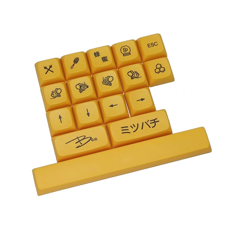 Set 17 Nút Bàn Phím Đầy Đủ Màu Sắc PBT Cho Bàn Phím DIY