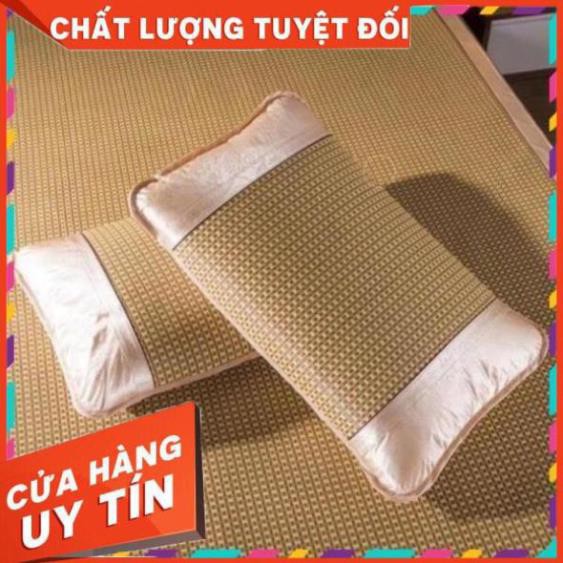 [Hàng Chính Hãng]Chiếu Điều Hòa Loại Dầy Sợi Mây Tổng Hợp Cao Cấp Kèm Vỏ Gối