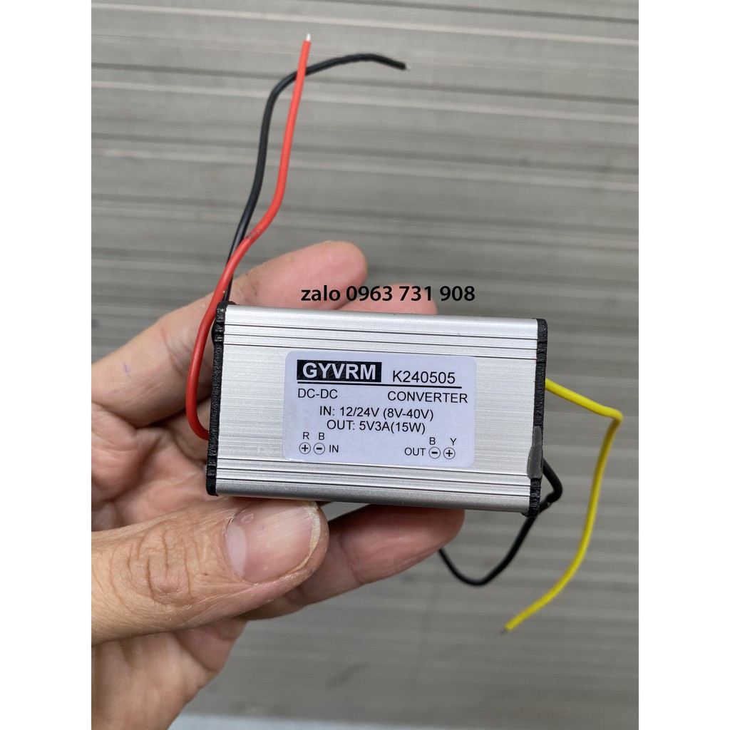 bộ chuyển đổi nguồn 12V xuống 5V 3A