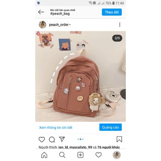 Balo hồng + quần + set