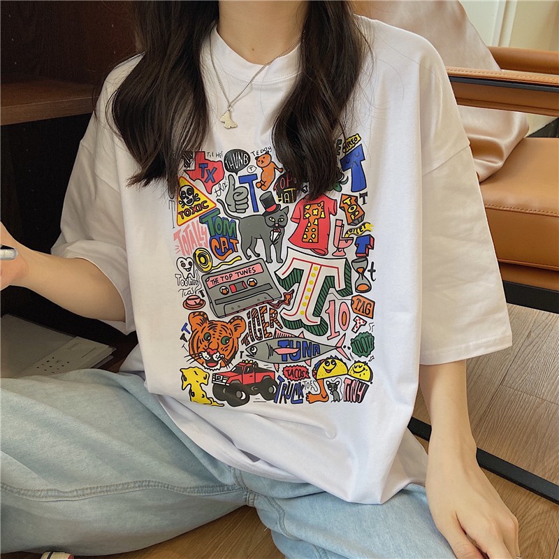 Áo thun unisex - Áo phông tay lỡ, form rộng, dáng unisex, họa tiết độc đáo TYPO shop | BigBuy360 - bigbuy360.vn