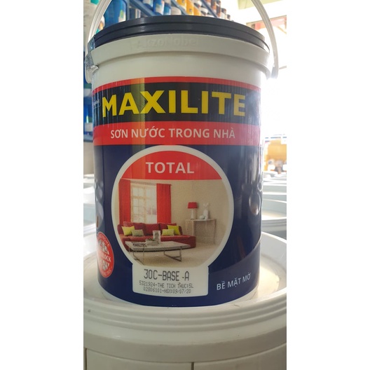 Sơn maxilite total trong nhà màu trắng 5l - ảnh sản phẩm 3