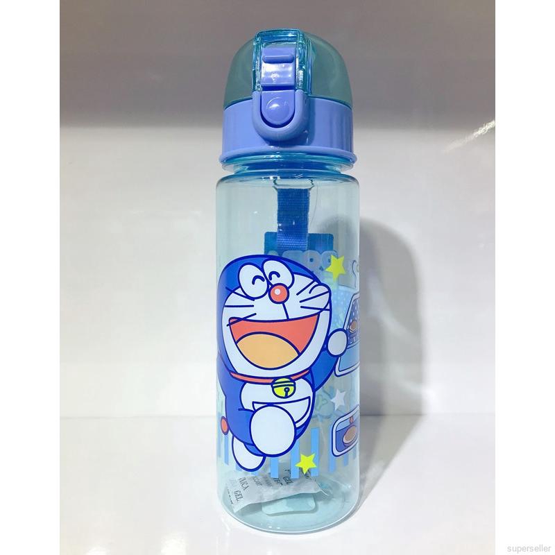 Bình nước họa tiết hoạt hình dung tích 550ml xinh xắn cho bé