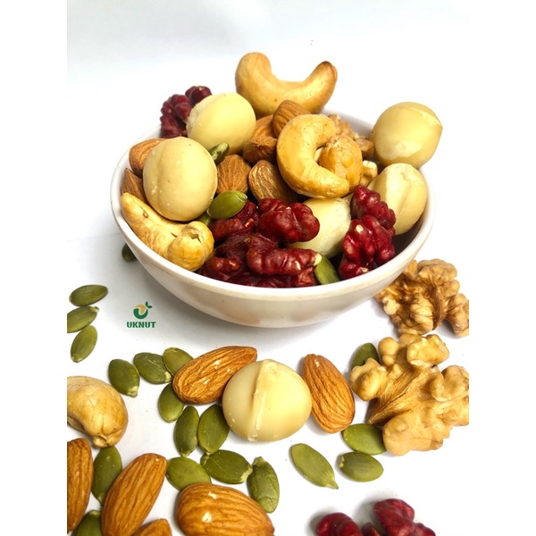 Mixed Nuts 7 Loại Hạt Mùa Vụ Mới. Hạt Ăn Vặt Giảm Cân Và Bổ Sung Dinh Dưỡng