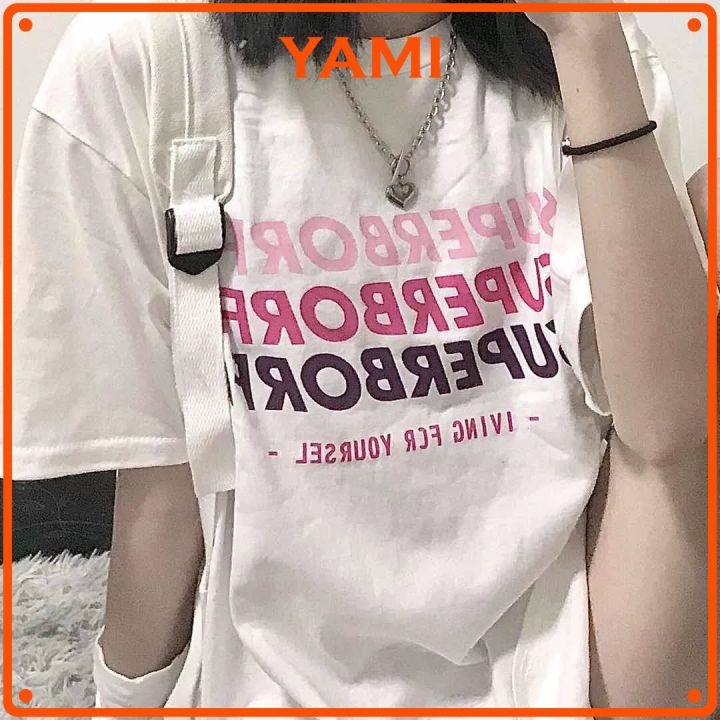 Áo thun tay lỡ nam nữ, áo phông unisex form rộng chất mát mịn thấm hút mồ hôi in chữ Superborfd sang xịn mịn
