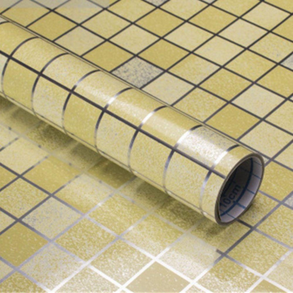 NIUYOU Giấy Dán Tường Họa Tiết Mosaic Chống Thấm Nước / Dầu Mỡ Tiện Dụng