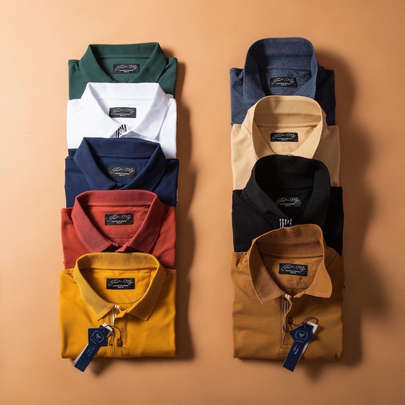 Áo thun nam polo dòng cao cấp 100% cotton