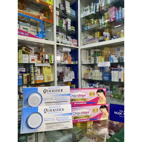✅ [Chính Hãng][Hoả tốc] Que Thử Thai Dụng Cụ Thử Thai Nhanh Tại Nhà Quick stick, chip chip