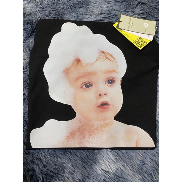 Áo thun ADLV nam nữ in hình bé xà bông nhiều màu sắc