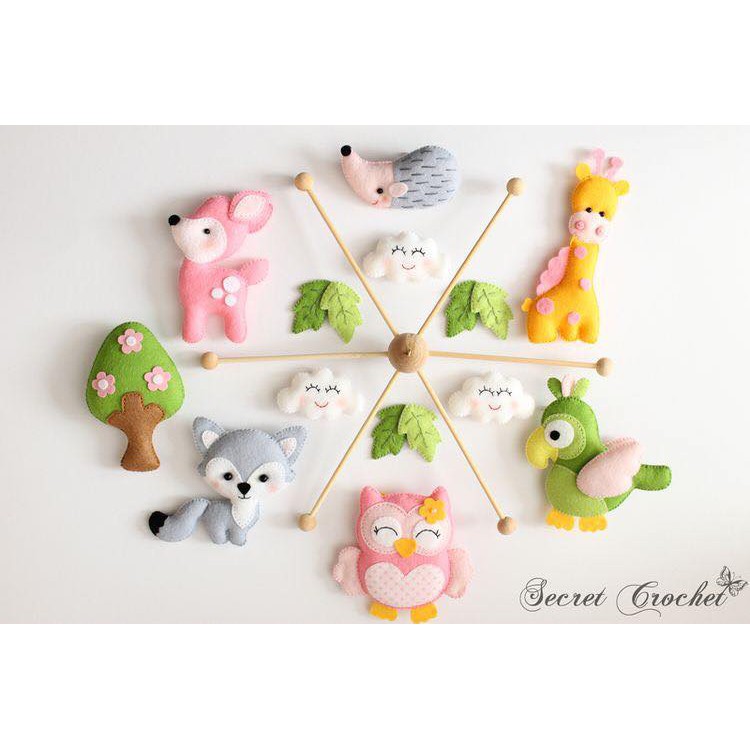 Bộ kit  làm treo nôi mẫu thú rừng 03