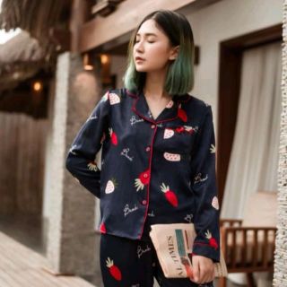 Bộ Pijama lụa satin cộc, dài đc chọn màu